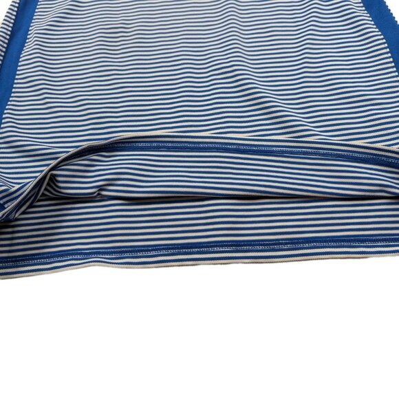 Vineyard Vines Performance Dress Women's Medium white blue stripe shirt style - Picture 8 of 16